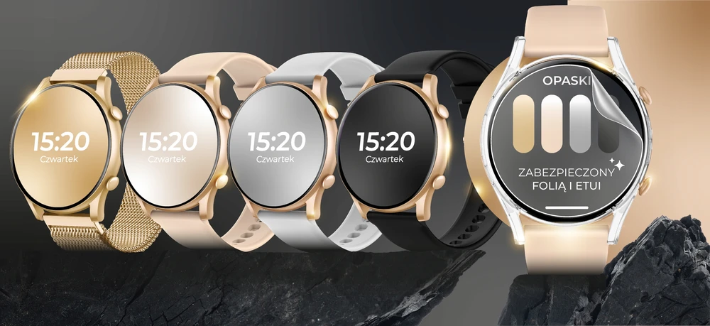 Išmanusis laikrodis WonderWatch, 4 keičiami dirželiai
