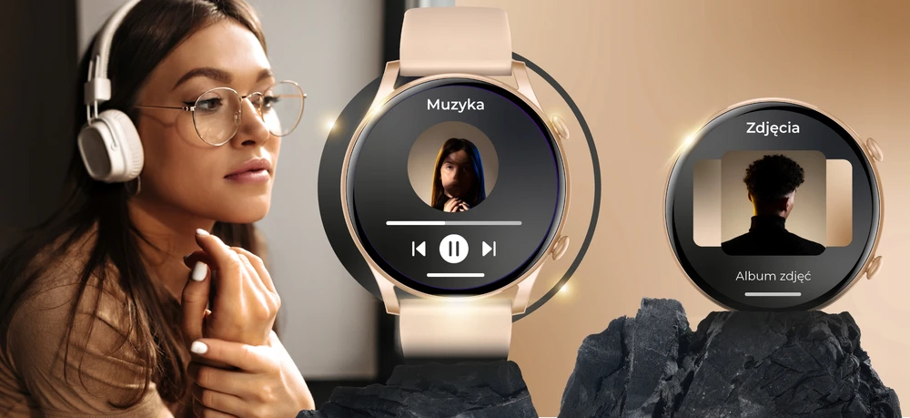 Išmanusis laikrodis WonderWatch, 4 keičiami dirželiai