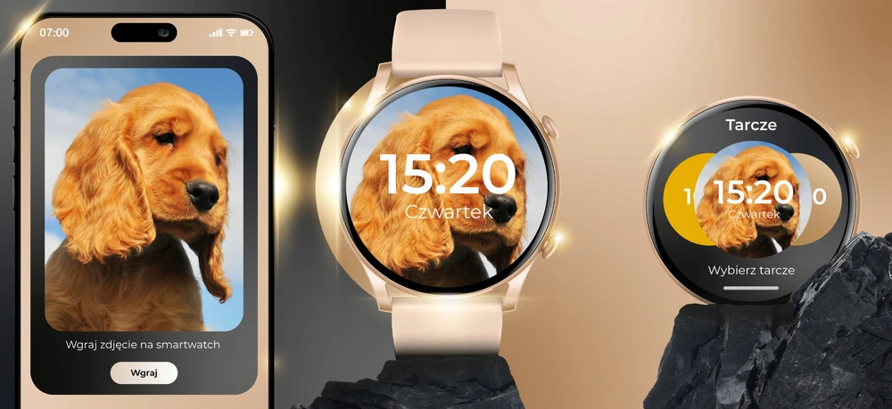 Išmanusis laikrodis WonderWatch, 4 keičiami dirželiai
