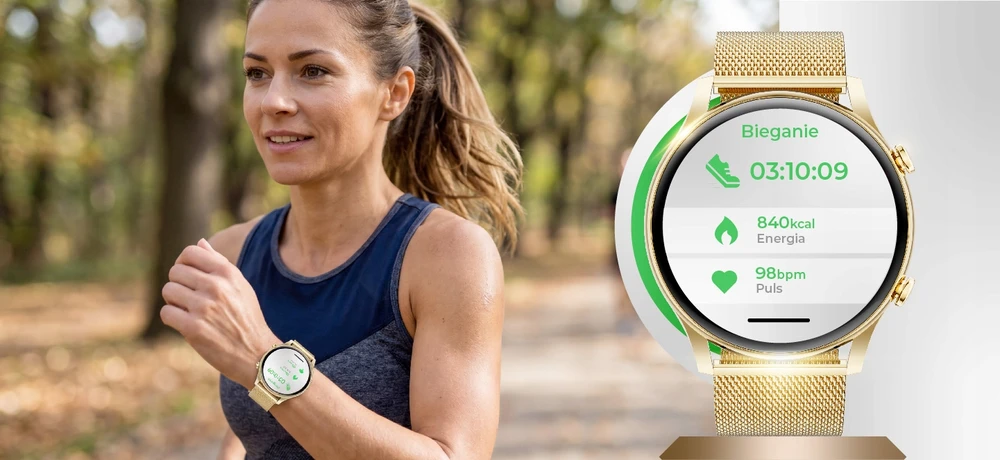 Išmanusis laikrodis WonderWatch, auksinės spalvos