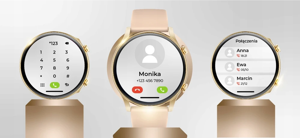 Išmanusis laikrodis WonderWatch, auksinės spalvos