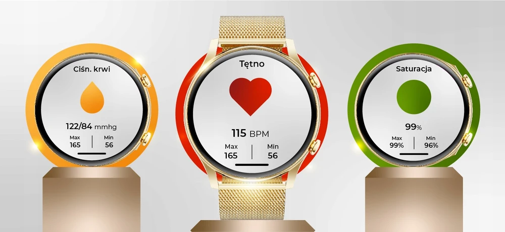 Išmanusis laikrodis WonderWatch, auksinės spalvos