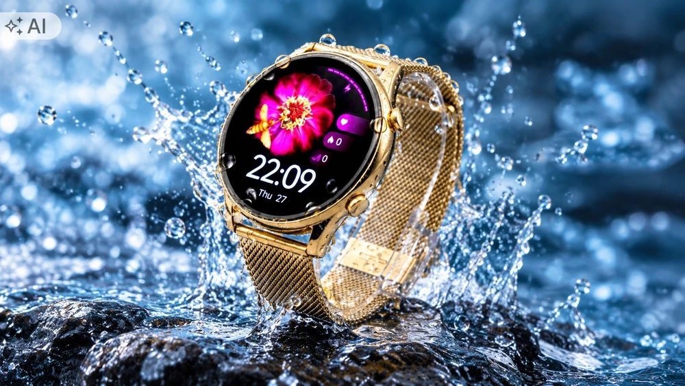 Išmanusis laikrodis WonderWatch, auksinės spalvos