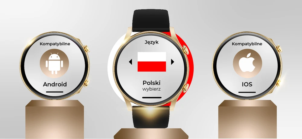 Išmanusis laikrodis WonderWatch, auksinės spalvos