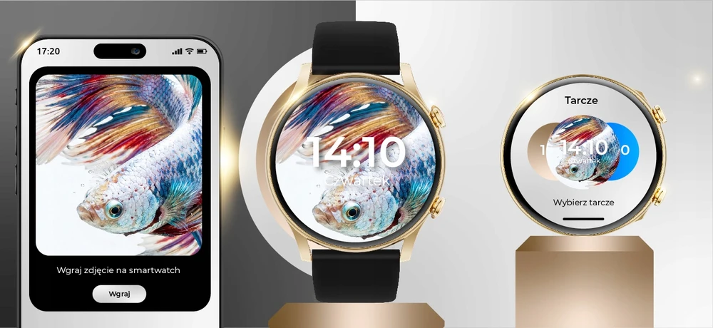 Išmanusis laikrodis WonderWatch, auksinės spalvos