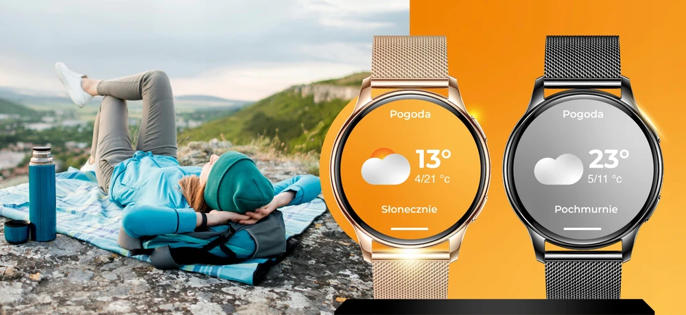 Išmanusis laikrodis WonderWatch Mi5, 4 dirželiai