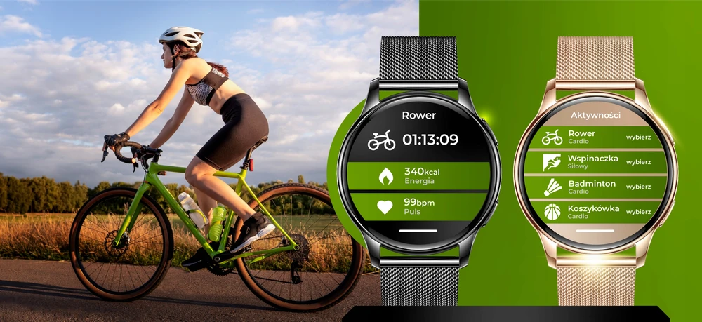 Išmanusis laikrodis WonderWatch Mi5, 4 dirželiai