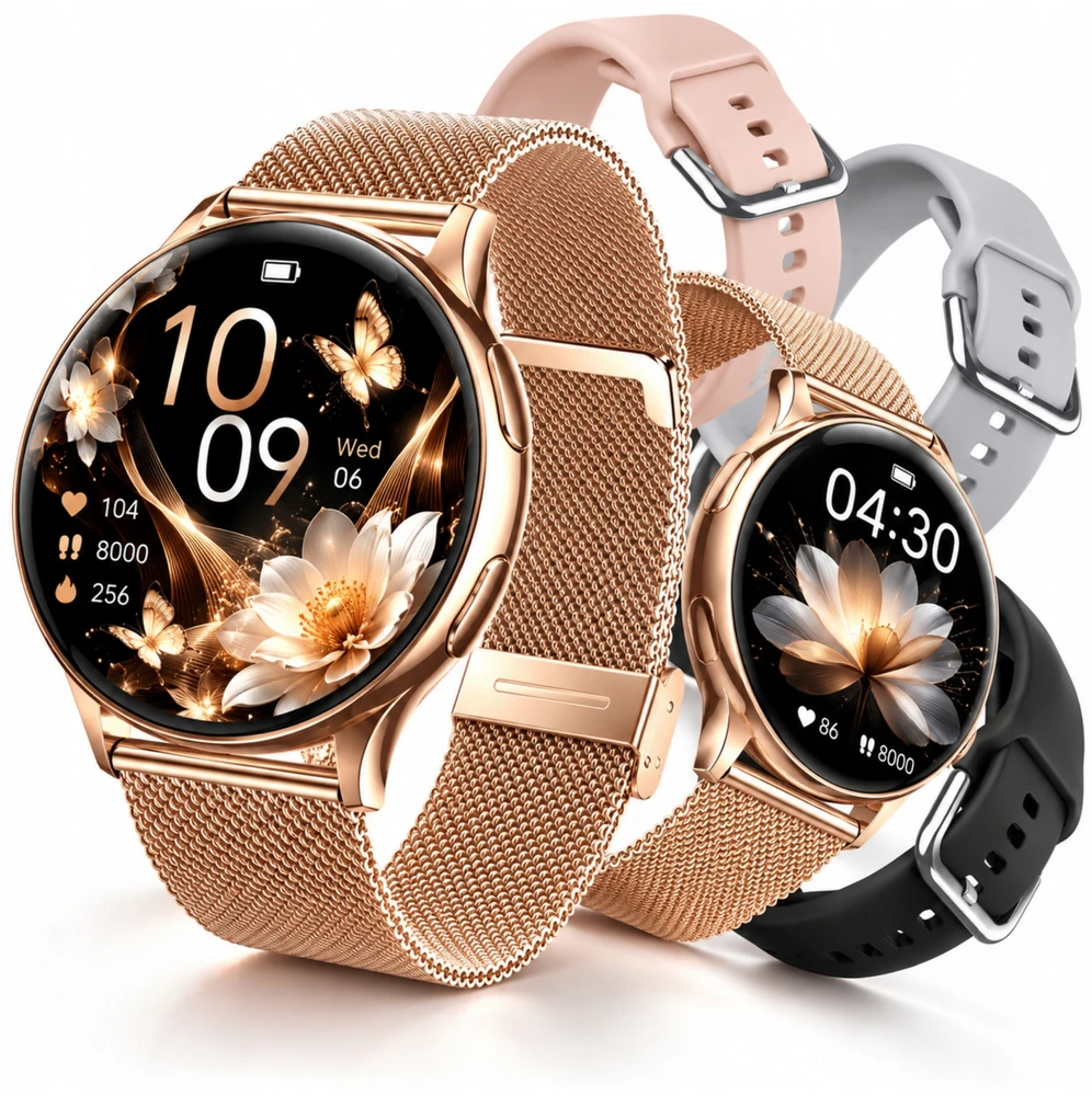 Išmanusis laikrodis WonderWatch Mi5, 4 dirželiai