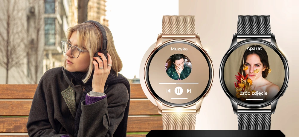 Išmanusis laikrodis WonderWatch Mi5, 4 dirželiai