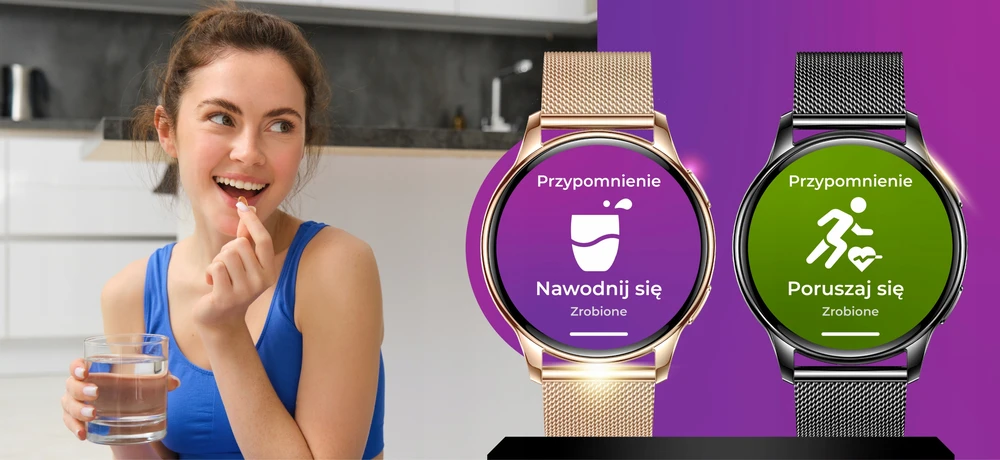 Išmanusis laikrodis WonderWatch Mi5, 4 dirželiai