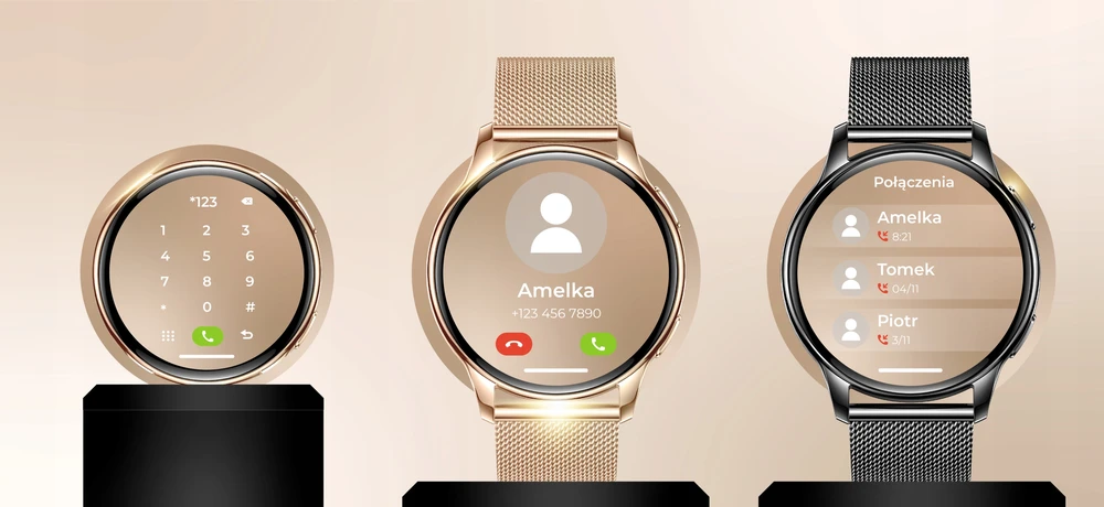 Išmanusis laikrodis WonderWatch Mi5, 4 dirželiai