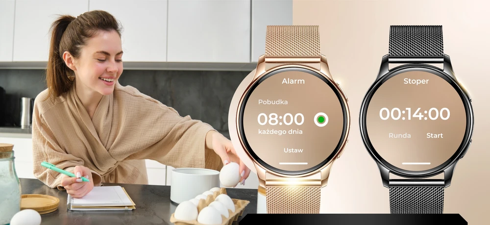 Išmanusis laikrodis WonderWatch Mi5, 4 dirželiai