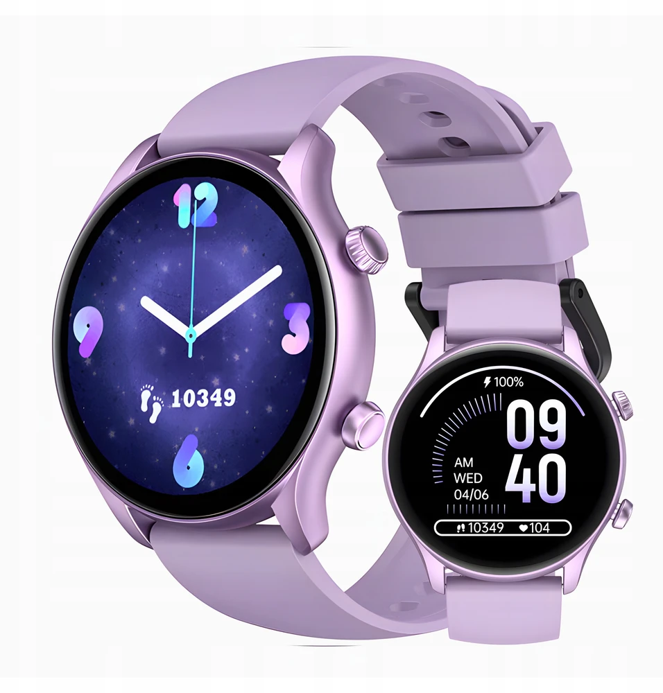 Išmanusis laikrodis Zeblaze Btalk 3 Plus, violetinis