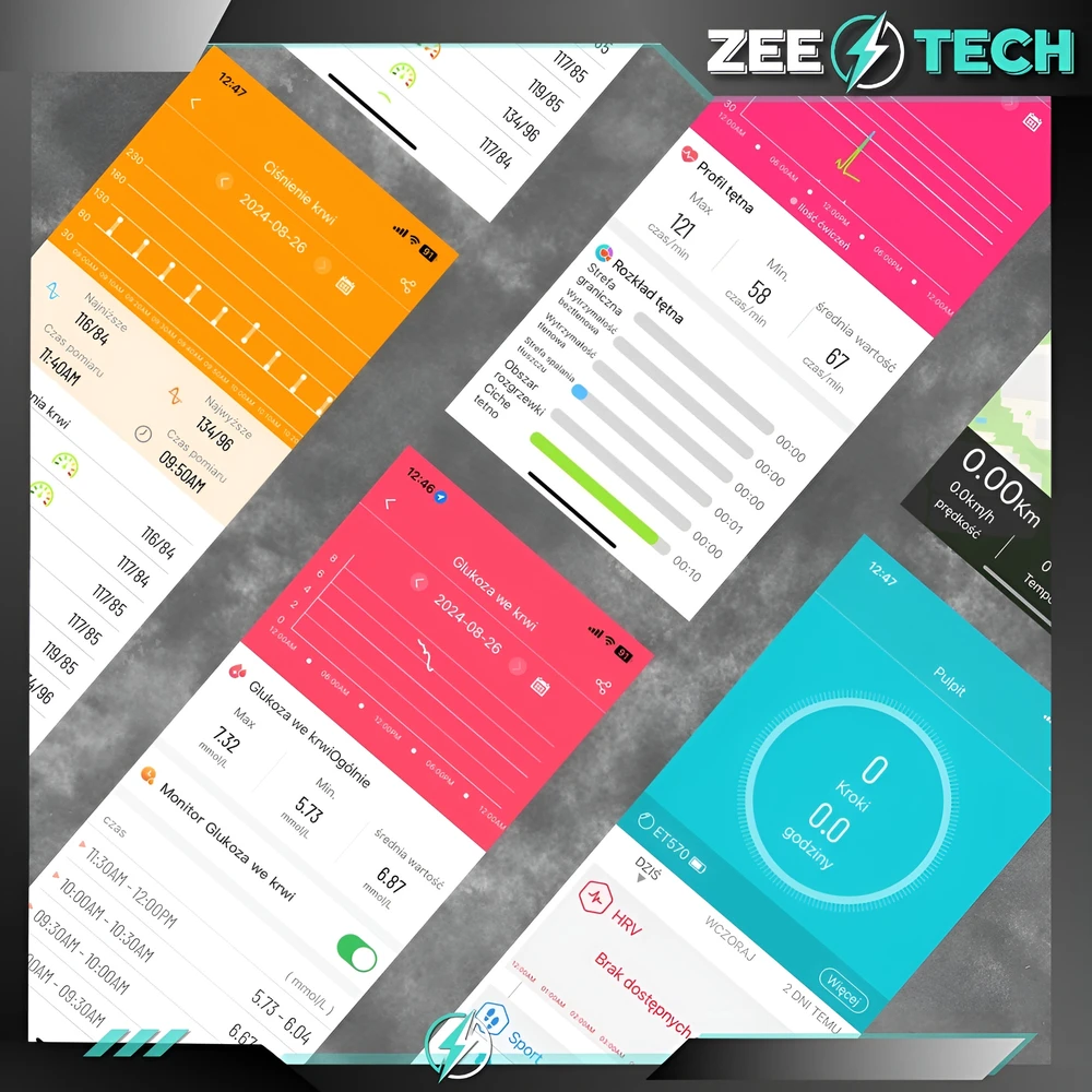 Išmanusis laikrodis ZeeTech, 2 dirželiai