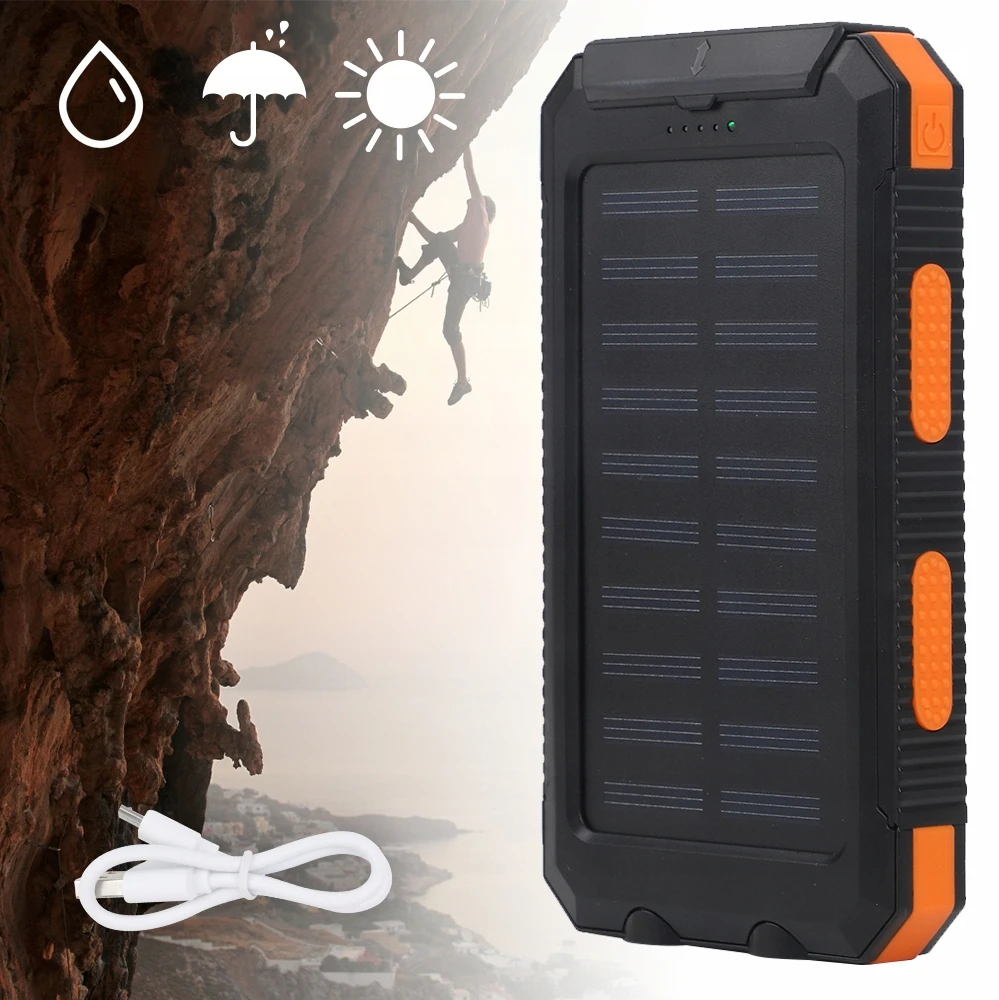 Išorinė baterija 30 000 mAh su LED žibintuvėliu