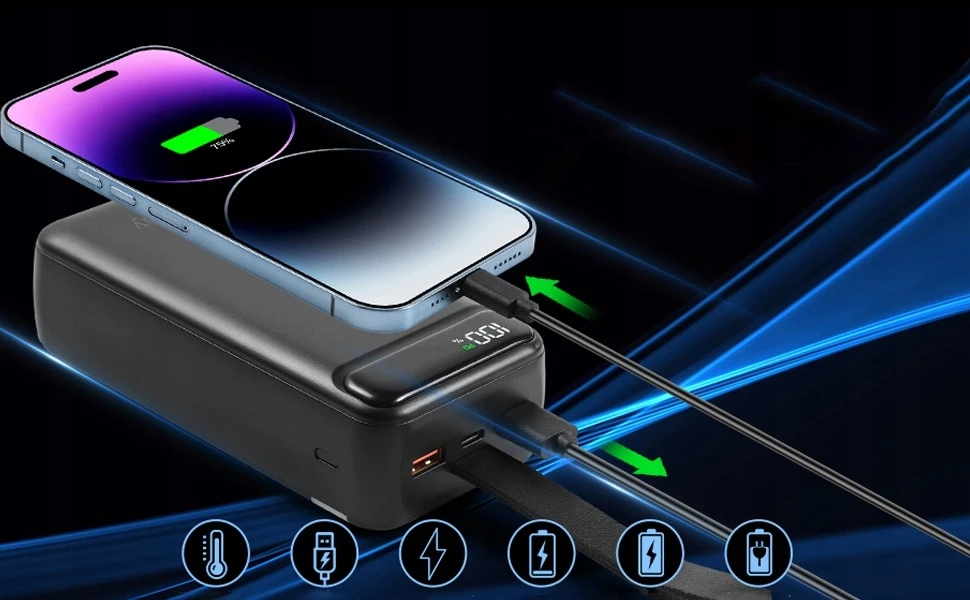 Išorinė baterija, 50 000 mAh
