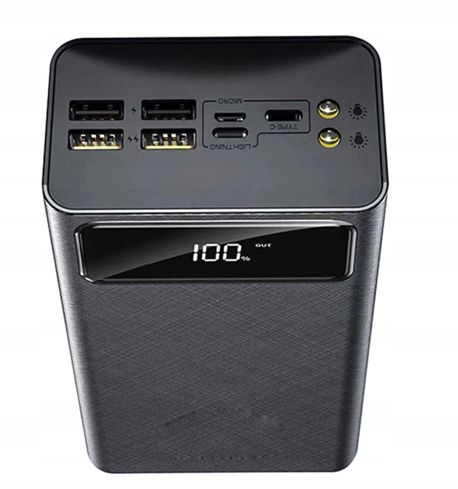 Išorinė baterija 50 000 mAh, juoda