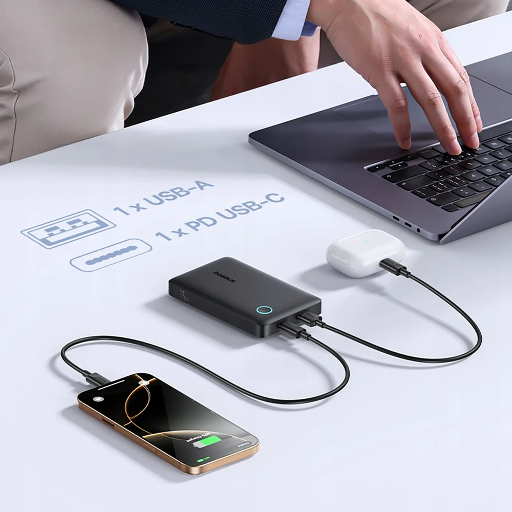 Išorinė baterija Baseus, 10 000 mAh