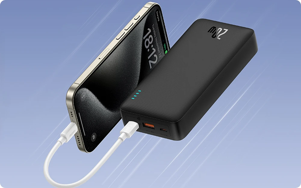 Išorinė baterija Baseus, 20 000 mAh