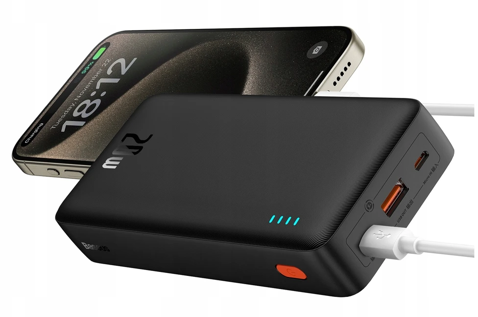 Išorinė baterija Baseus, 20 000 mAh