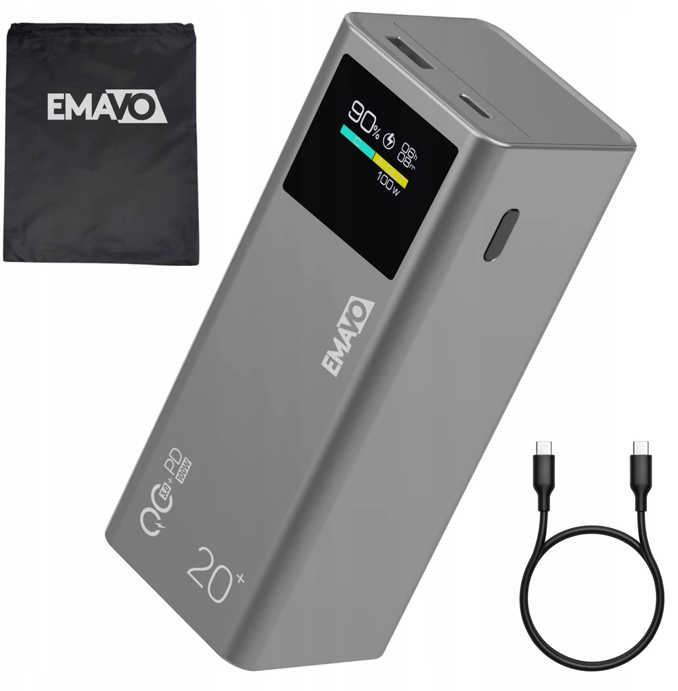 Išorinė baterija Emavo, 20 000 mAh