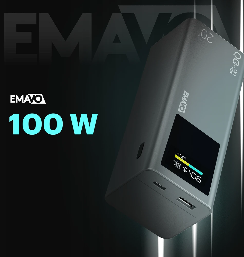 Išorinė baterija Emavo, 20 000 mAh