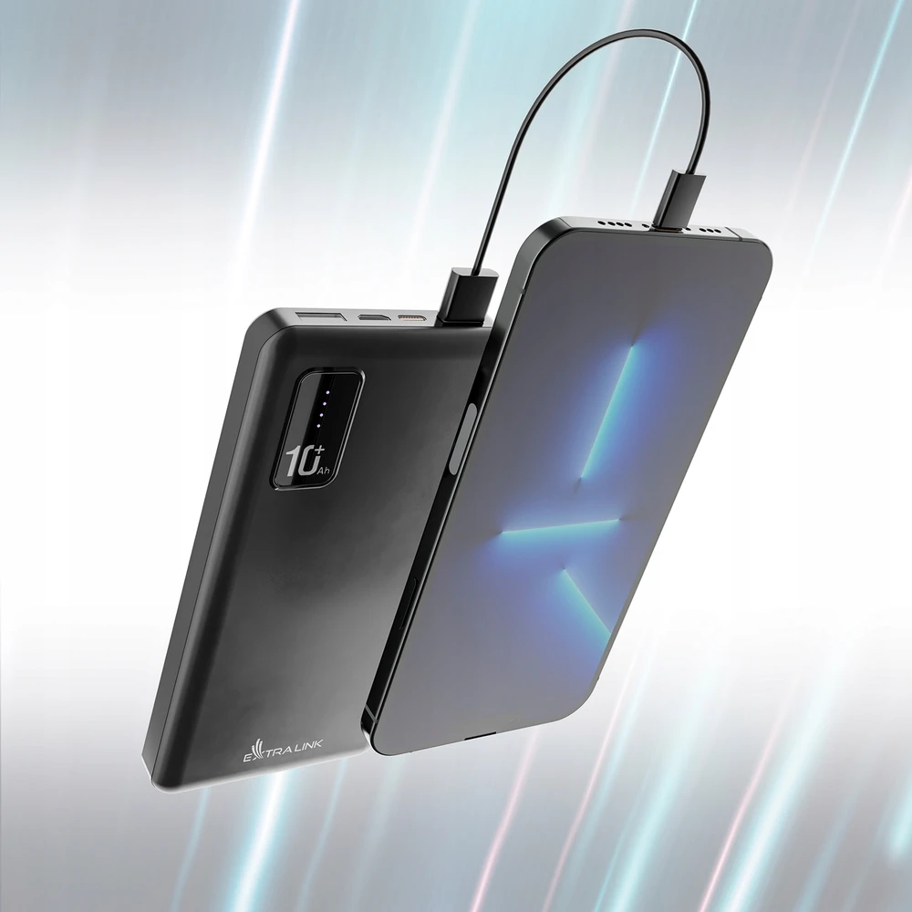 Išorinė baterija Extralink, 10 000 mAh