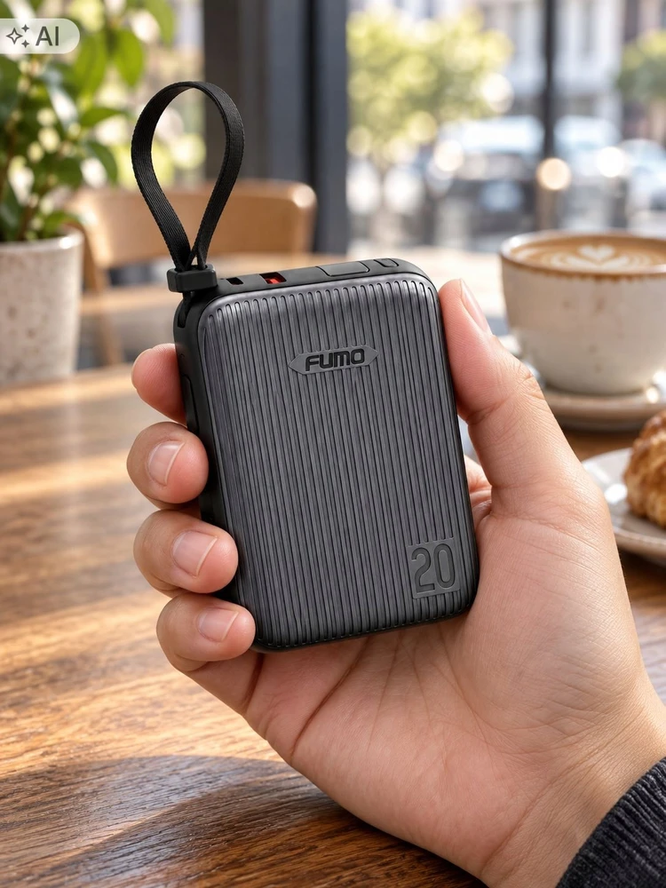 Išorinė baterija FUMO, 20 000 mAh