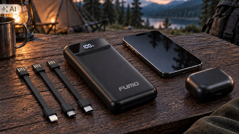 Išorinė baterija FUMO, 20 000 mAh