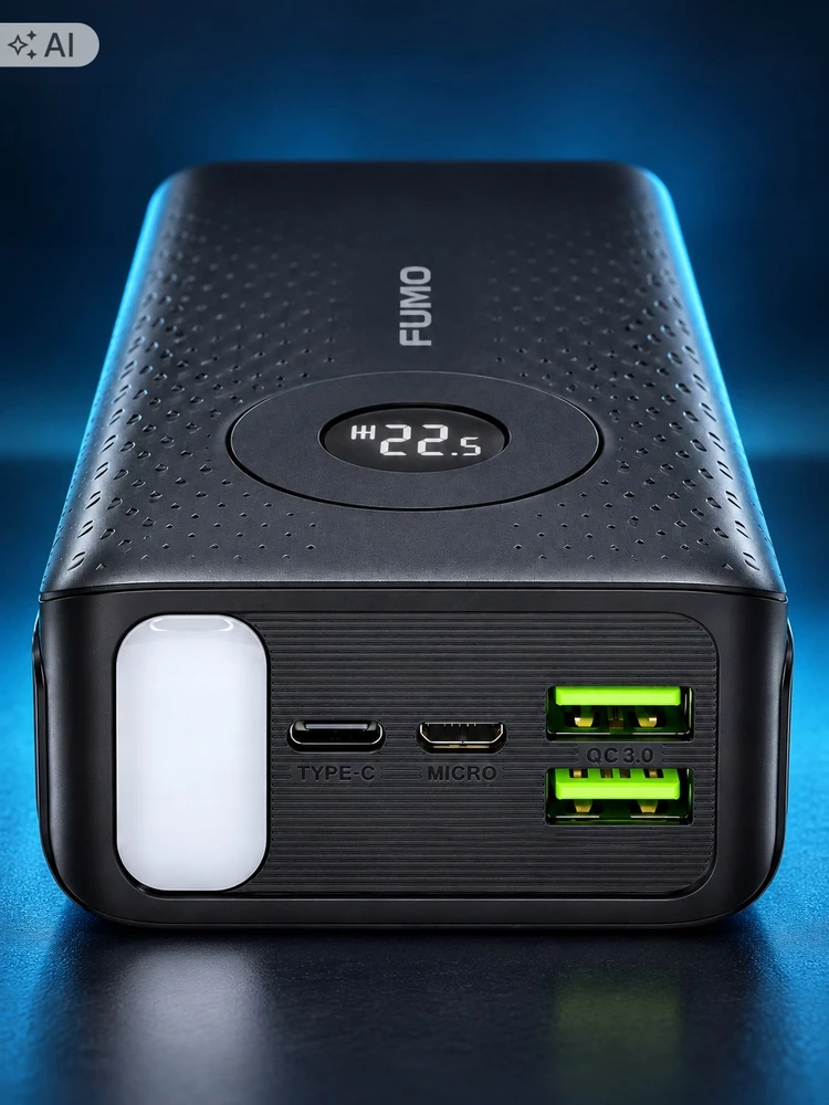 Išorinė baterija FUMO, 30 000 mAh