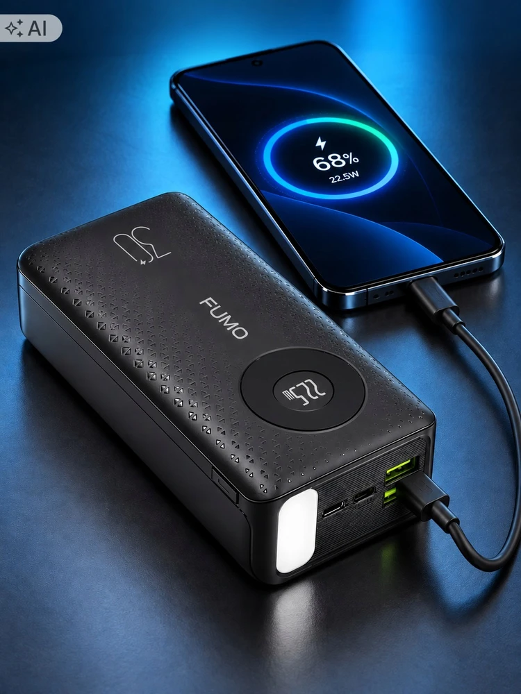 Išorinė baterija FUMO, 30 000 mAh