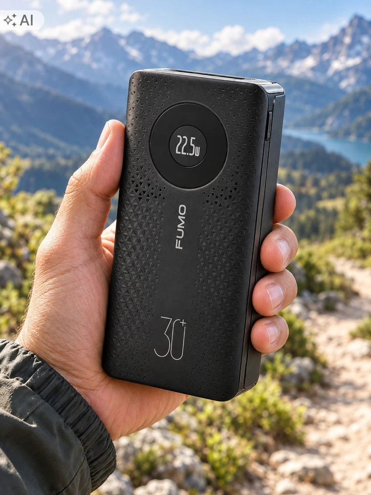 Išorinė baterija FUMO, 30 000 mAh