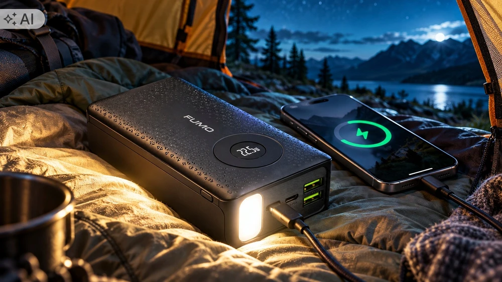 Išorinė baterija FUMO, 30 000 mAh