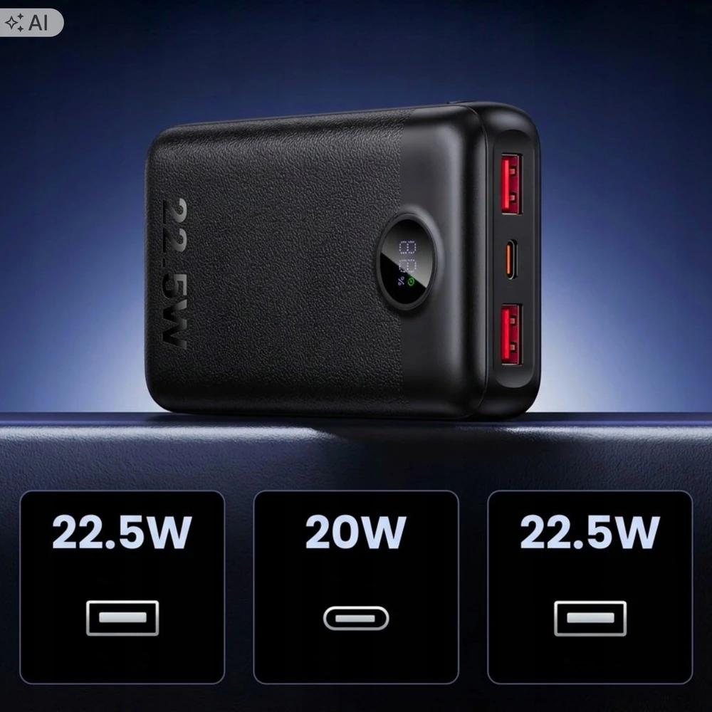 Išorinė baterija Matnox, 20 000 mAh