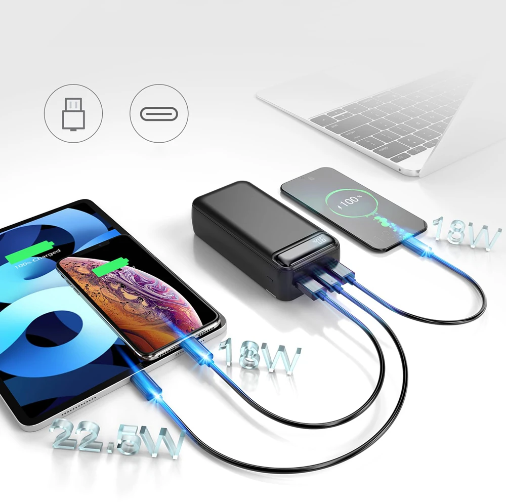 Išorinė baterija Teltech, 50 000 mAh