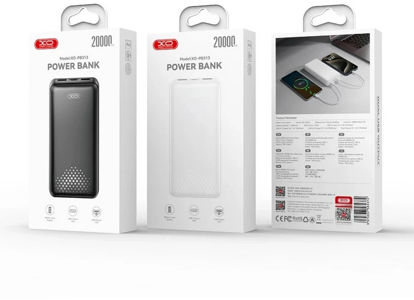 Išorinė baterija XO, 20 000 mAh