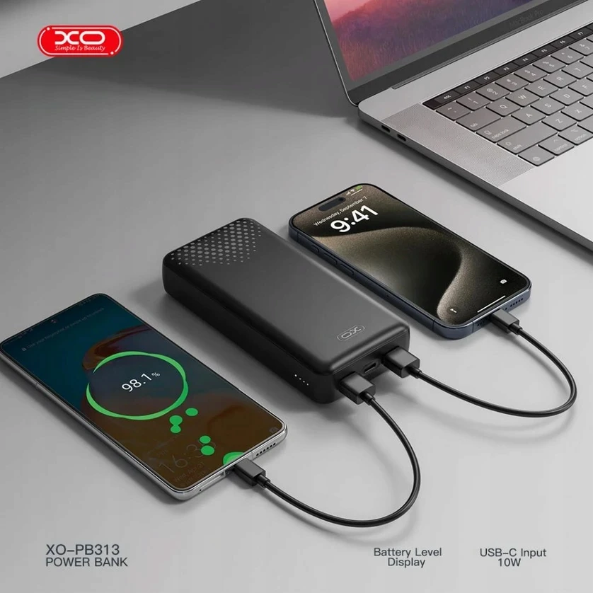 Išorinė baterija XO, 20 000 mAh