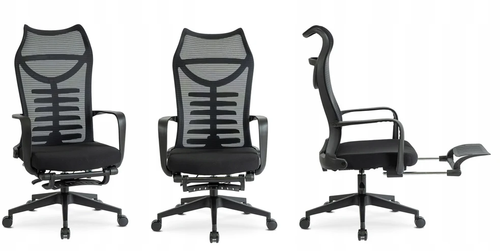 Juoda ergonominė biuro kėdė ACTON