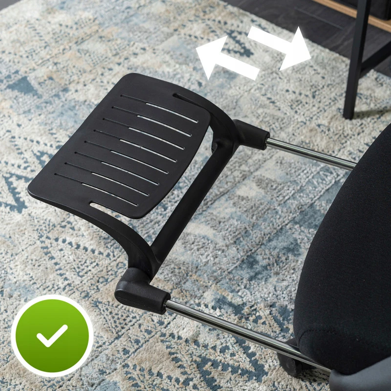 Juoda ergonominė biuro kėdė ACTON