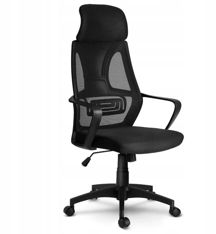 Juoda ergonominė biuro kėdė COLT