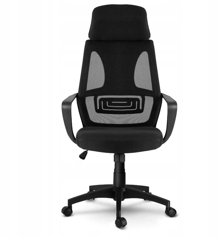 Juoda ergonominė biuro kėdė COLT