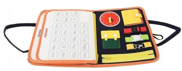 Jutiminė lavinamoji Montessori knygelė, 3–6 m.