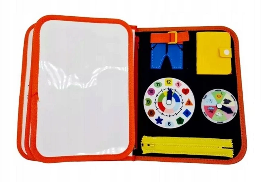 Jutiminė lavinamoji Montessori knygelė, 3–6 m.