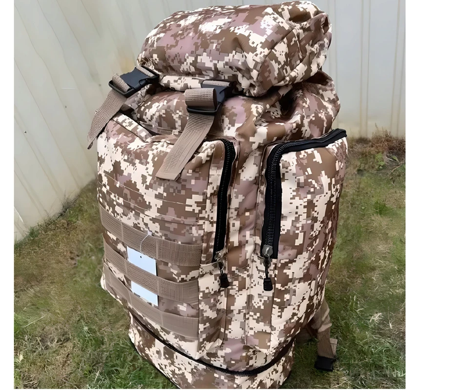 Karinė išlikimo kuprinė, 50L, ruda