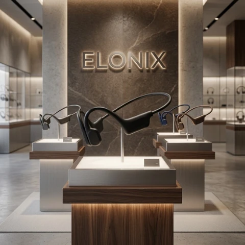 Kaulinio laidumo ausinės Elonix G1