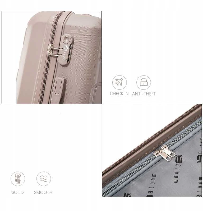 Kelioninis Kabininis lagaminas BLOOM M iš ABS plastiko, 7 spalvos + adresinė
