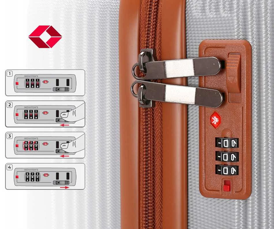 Kelioninis Mažas rankinio bagažo lagaminas su ratukais iš ABS plastiko, 39 l