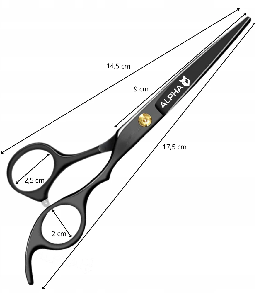 Kirpyklinės žirklės ALPHA, 6,5″