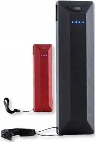 Kompaktiška išorinė baterija 3000 mAh – 2×USB, LED, skubiai įkrovai