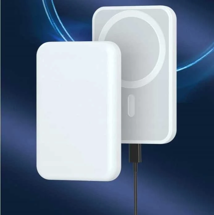 Kompaktiškas MagSafe powerbankas – 10000 mAh, belaidis įkrovimas iPhone 11–15